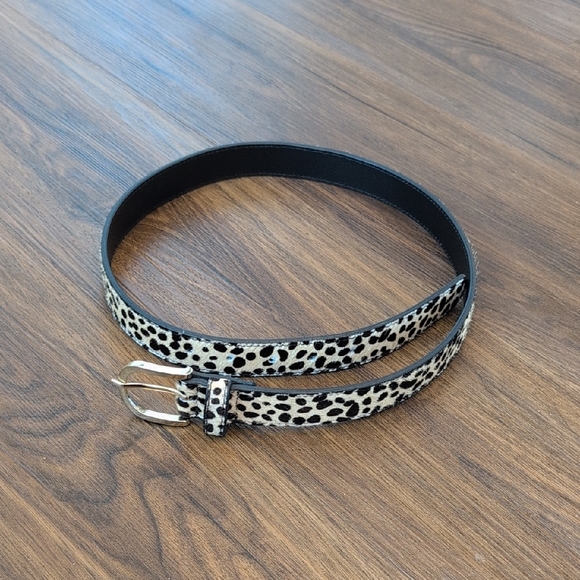 Poppy Barley Accessories - Poppy Barley Cow Hair Cheetah Belt